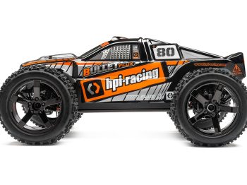 HPI BULLET ST CLEAR BODY WITH NITRO/FLUX DECAL SHETS (HEX) 107229